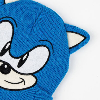Sonic The Hedgehog hat and gloves set