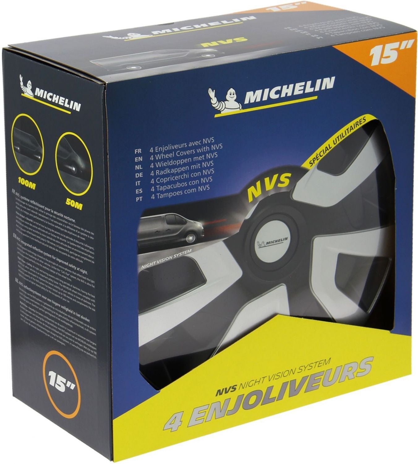 MICHELIN Set of 4 wheel trims - 15 - NVS special utilities