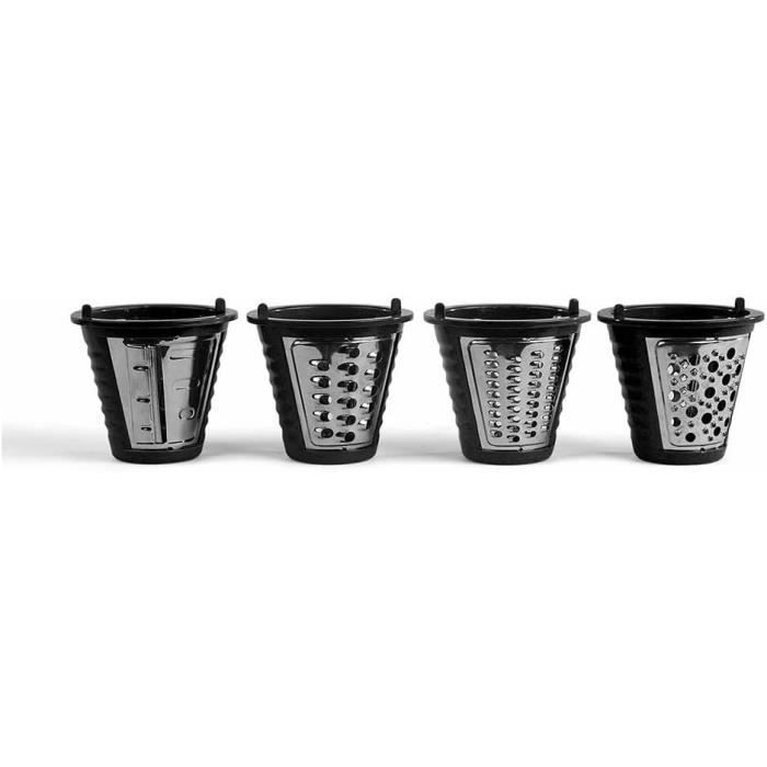 LIVOO DOP192 Multifunction electric grater - Black and gray