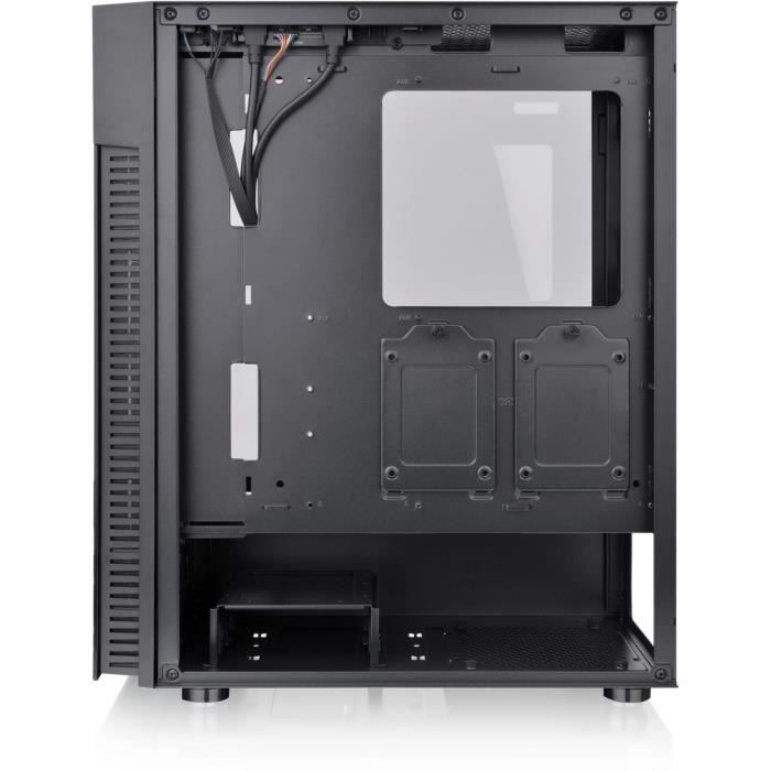 Mid-Tower PC Case without PSU - THERMALTAKE View 200 TG ARGB (Black) - ATX/Micro ATX - 3x120mm A-RGB - USB 3.0/2.0 - Tempered Glass