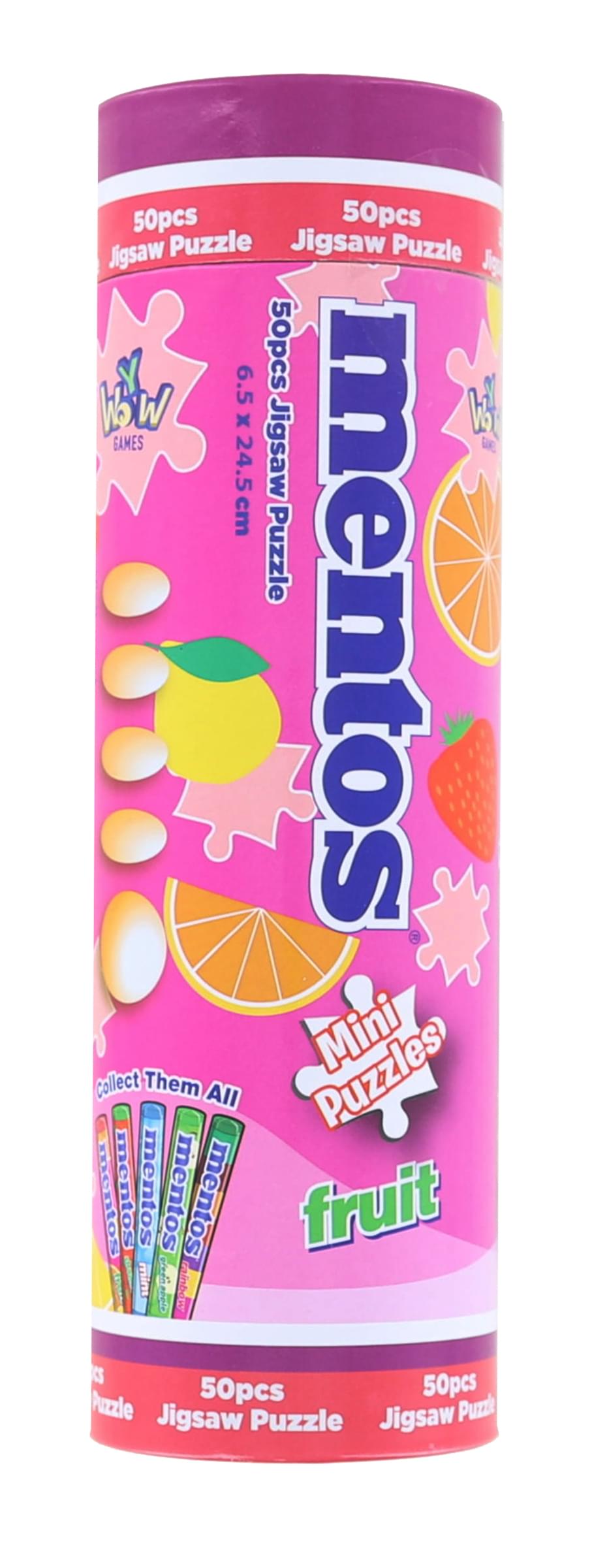 Mentos 50 Piece Mini Jigsaw Puzzle | Fruit