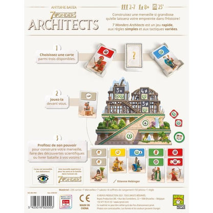 ASMODEE - 7 Wonders: Architects - Age: 8+ - Number of players: 2-7 - Mixed - 25 minutes