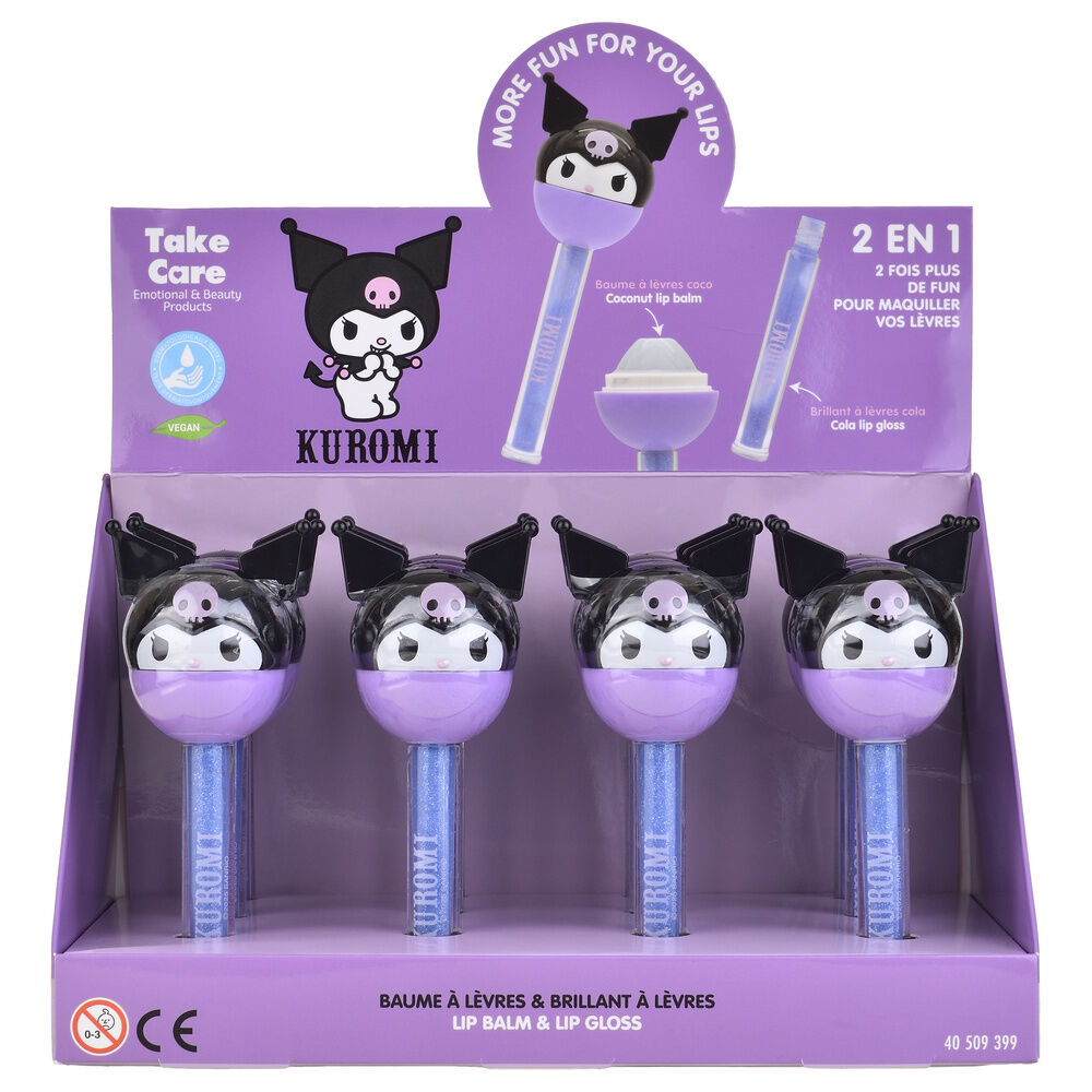 Hello Kitty Kuromi Lip balm + gloss
