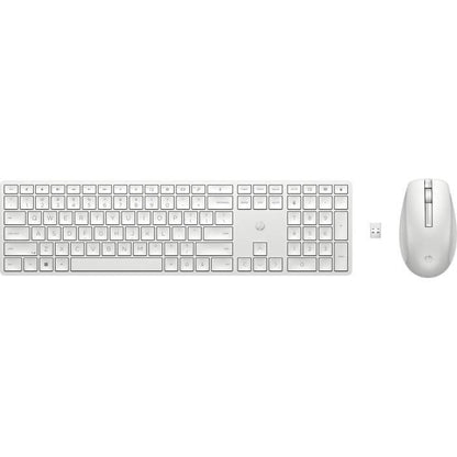 HP 650 Wireless Keyboard Mouse Set - AZERTY - White