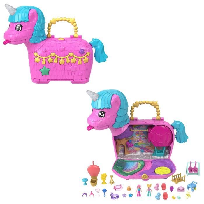 Polly Pocket - Unicorn Party - Box with 2 mini-figures HYD96