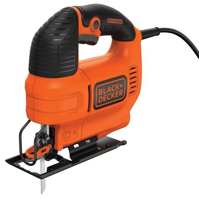 Black+Decker Sweeping Sweeping Shape Fire 520W KS701E-QS Variable speed at the trigger