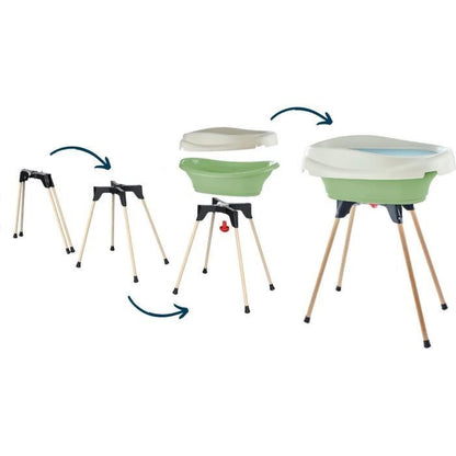 THERMOBABY Pack changing table Bathtub and VASCO stand - Celadon Green