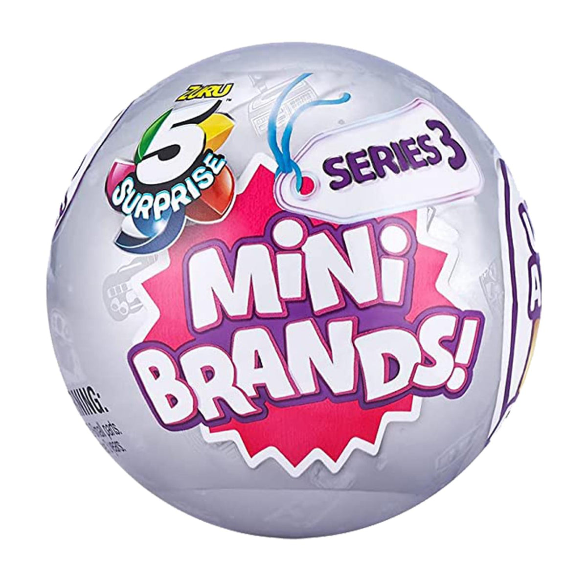 Zuru 5 Surprise Mini Brands Mystery Capsule Series 3 | 5 Random Mini Toys