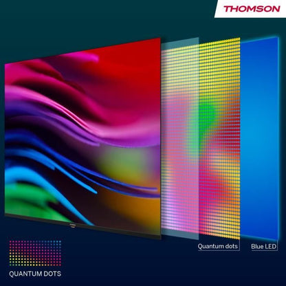 THOMSON 43QG4S14 - QLED TV 43 (109 cm) - 4K 3840x2160 - HDR 10 - Google TV - 2xHDMI 2.1 + 2xHDMI 2.0