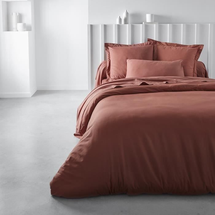 TODAY ESSENTIAL TODAY CHARG - 140 x 190 cm - 2 people - 100% UNA COTTON - TERRACOTTA