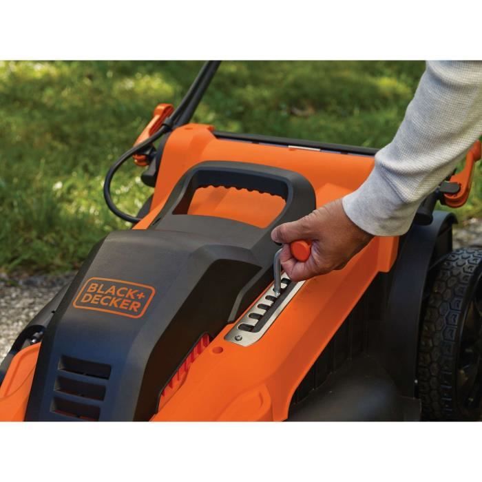 Electric mower 48cm LM2000 -QS Black+Decker - 7 adjustable heights from 30 to 100 mm - 50L filling tank