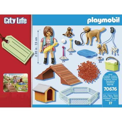 PLAYMOBIL 70676 Teacher and Dogs Gift Set