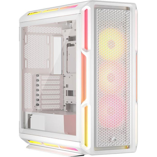 ATX PC Case - CORSAIR - 5000T LX RGB - 3 LX120 RGB Fans - Aurora RGB Lighting - White