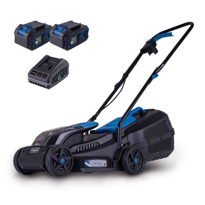 Cordless lawn mower BC-MP320-X + battery set 1x4Ah 1x2.4Ah - SCHEPPACH