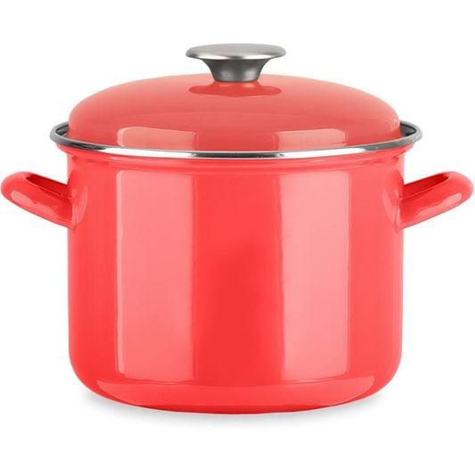 Caterer - BAUMALU - All hobs including induction - Enamel 22 x 16 cm - Red color