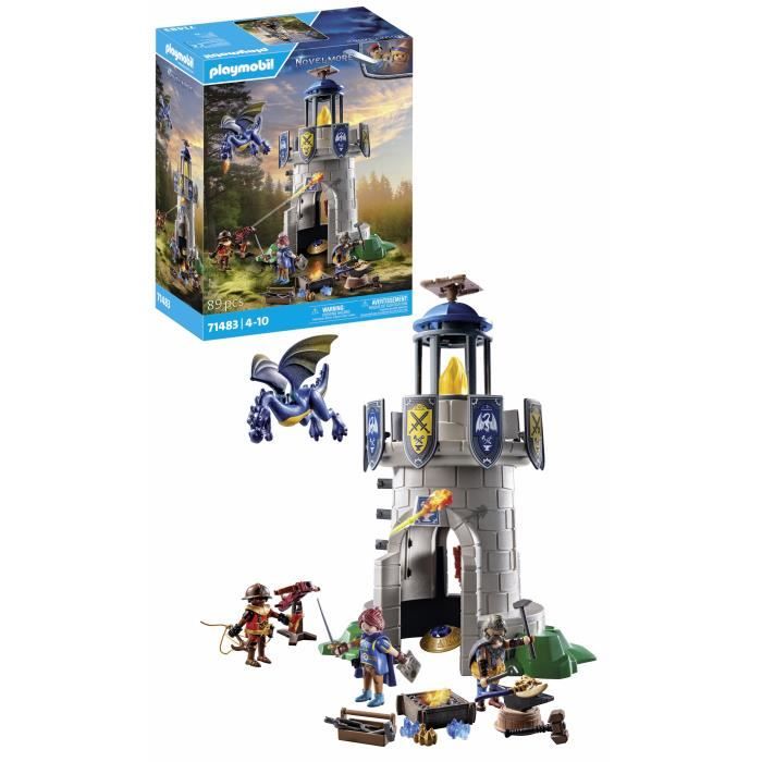 PLAYMOBIL 71483 Novelmore Novelmore Knights Turret with Dragon