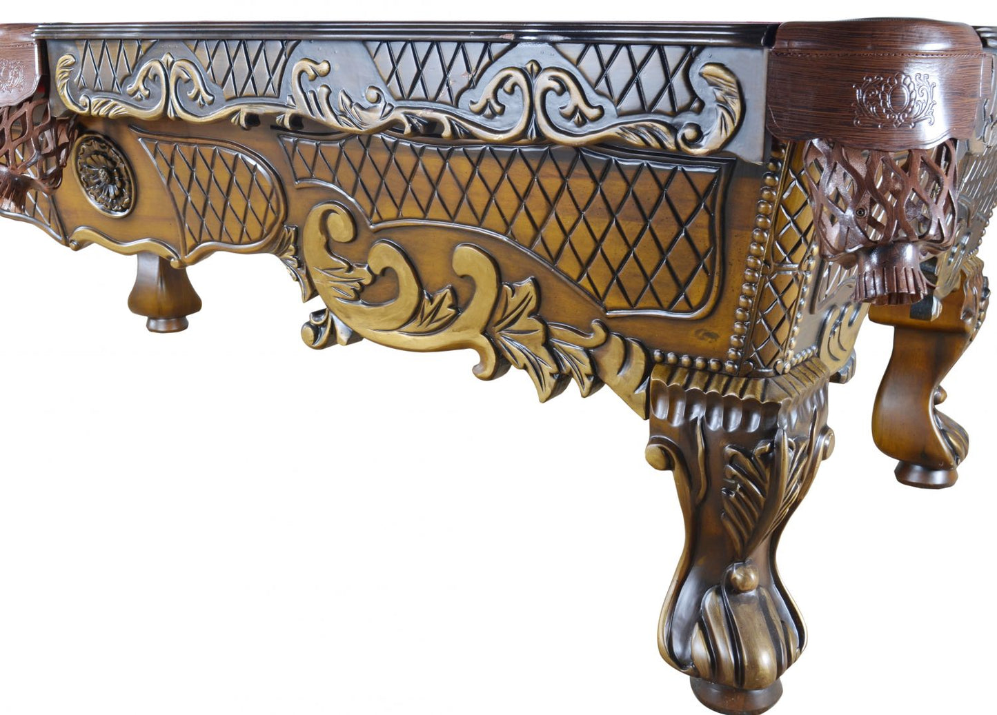 Victorian Carved Pool Table Professional Size L (KIT)