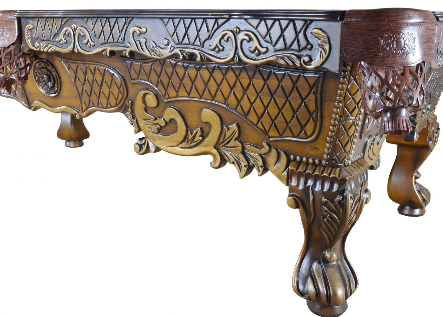 Victorian Carved Pool Table Professional Size L (KIT)