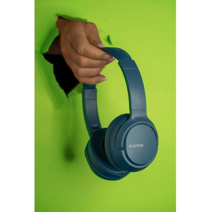 Wireless On-Ear Headphones - Buxton - BHP 7300 BLUE