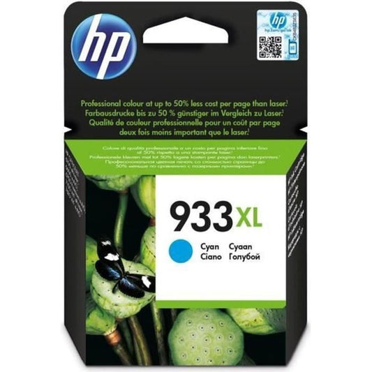 HP 933XL Genuine Large Capacity Cyan Ink Cartridge for HP OfficeJet 6100/6600/6700/7100/7510/7610 (CN054AE)
