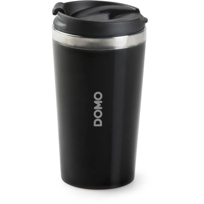 Filter coffee maker - DOMO - DO733K - 900 W - 4 to 10 cups - LCD screen - 3 intensities - Black