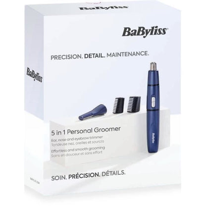 Personal Groomer BaByliss P1311E 5-in-1 nose, ear and eyebrow trimmer - For a neat style
