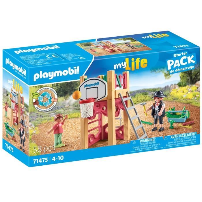 PLAYMOBIL 71475 Carpenter with play turret