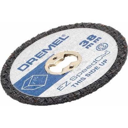 Set of 5 Dremel S476 EZ Speedclic discs (Ø 38mm, thickness 1.2mm to cut plastics and PVC)