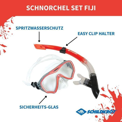 Diving Set - SCHILDKRÖT - Mask and Snorkel - One Size - FIJI