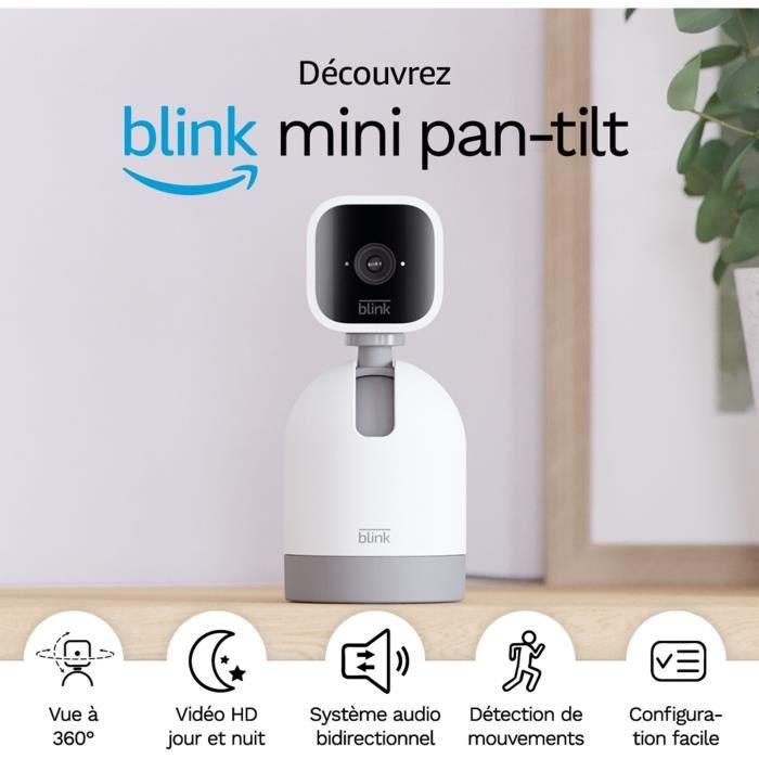 Mini Pan-Tilt Camera - BLINK HOME SECURITY - White