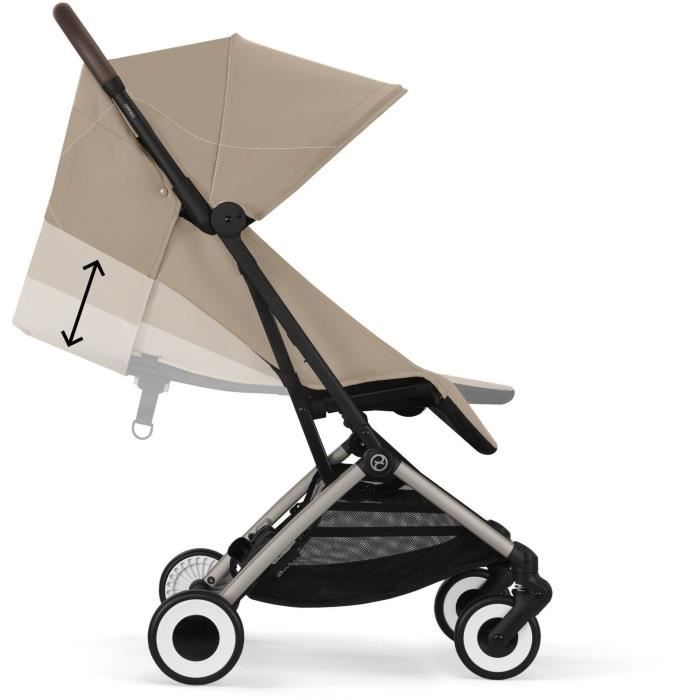 CYBEX - Ultra-compact and comfortable stroller - ORFEO - 4 wheels - Almond Beige