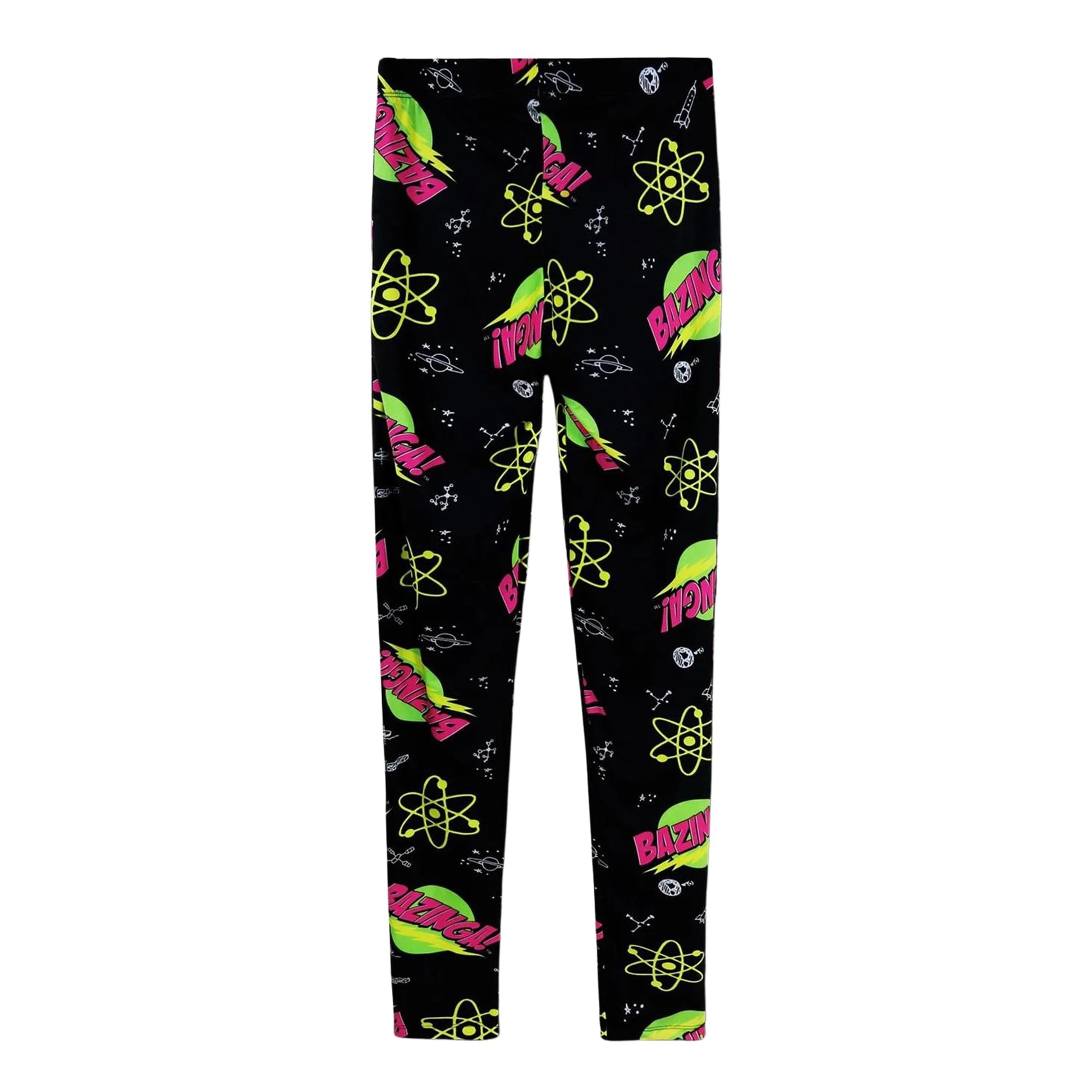 Big Bang Theory Braniac Bazinga Leggings Adult Medium