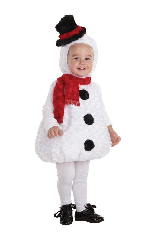 Belly Babies Holiday Snowman Costume Child Toddler Medium 18-24 Months