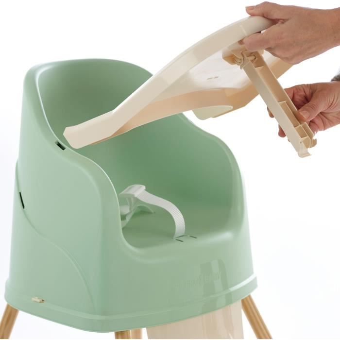 YOUPLA Thermobaby - Green Céladon Green High Chair - Made in France