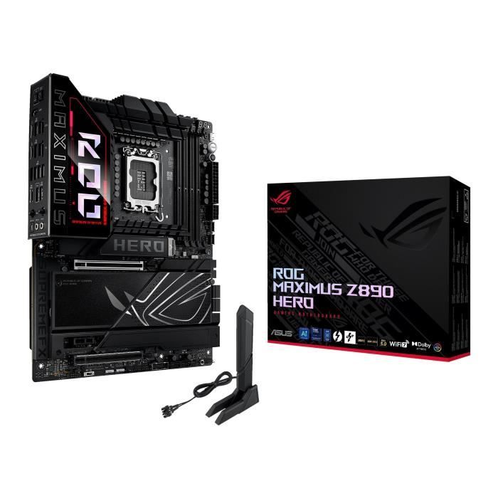 Motherboard - ASUS - MAXIMUS Z890 HERO - DDR5 - PCIe 4.0 - USB 3.2