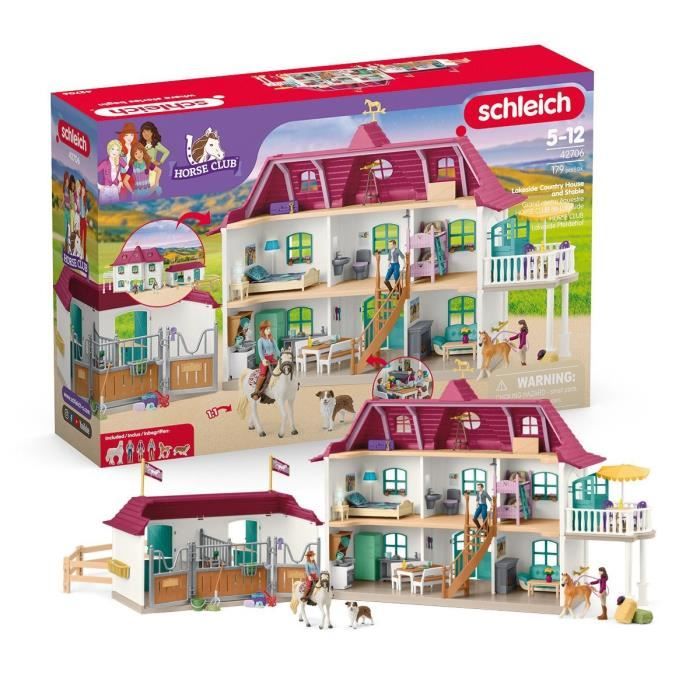 Lakeside Large Equestrian Center Box, SCHLEICH 42706, Horse Club, From 4 years old