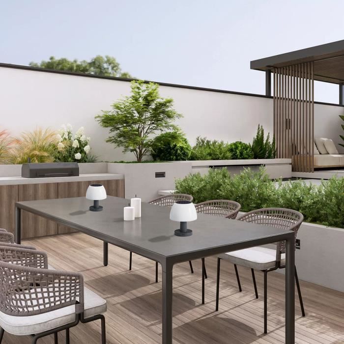 Solar table lamp - LUMISKY - LUMINA - White LED 4 intensities