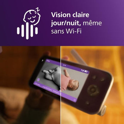 Video baby monitor - PHILIPS AVENT - Premium connected - SCD971/26