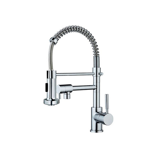 ROUSSEAU Mini Stoli kitchen mixer tap - With hand shower - Chrome