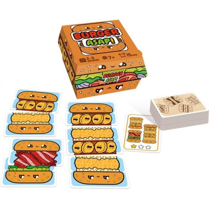 Burger ASAP - Asmodee - Speed game - 7 year olds