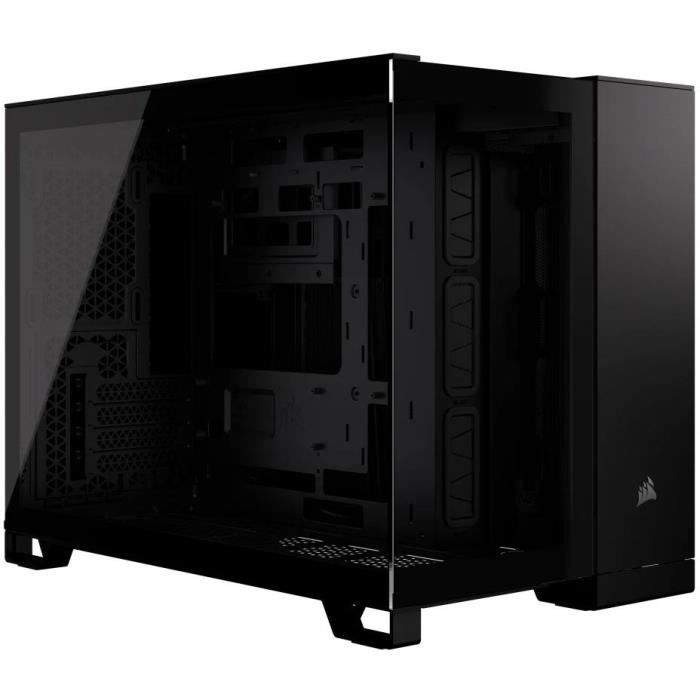 PC case - CORSAIR - 2500D AIRFLOW Micro ATX Dual Chamber - Black