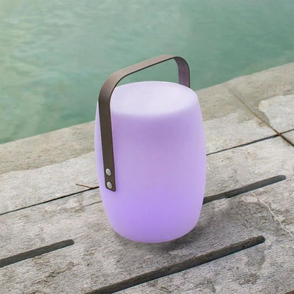 Cordless lantern - LUMISKY - LUCY ROCK - H31 cm - Aluminum handle - Warm white and dimmable white LED