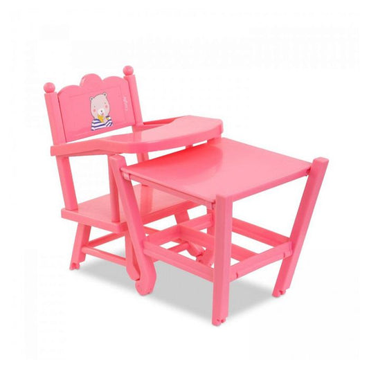 Corolle - High pink chair - Meal accessory - For Poupon 36 and 42 cm - 3 years old