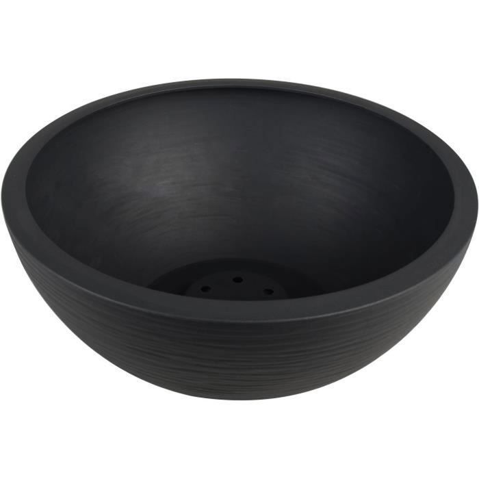 EDA PLASTIQUE - Graphit'Up washbasin Ø 30 - 5.5L - Anthracite gray