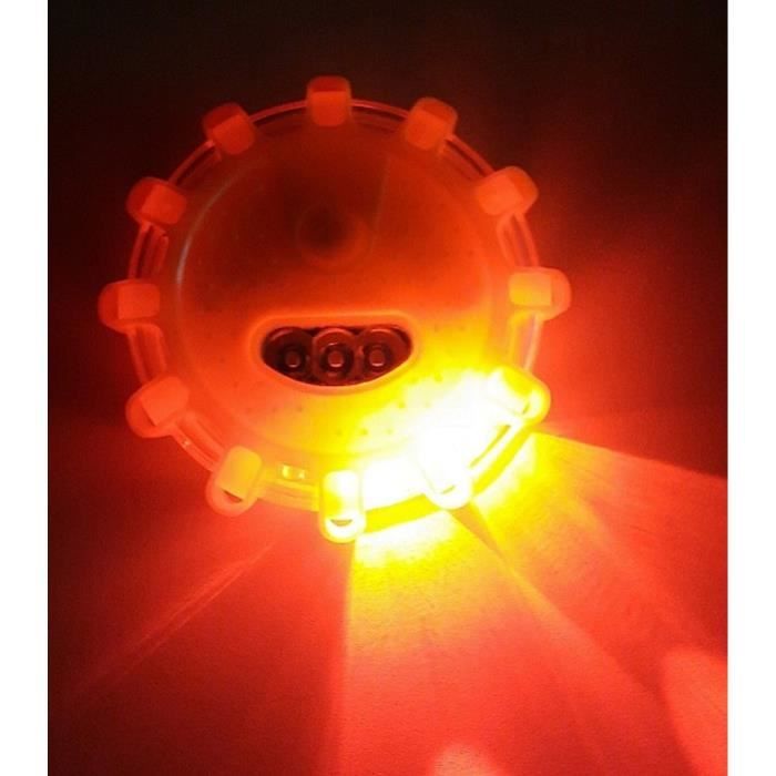 Safety Pack - HTC EQUIPEMENT - 1 15 LED luminous warning disc + 5 XL adult safety vests