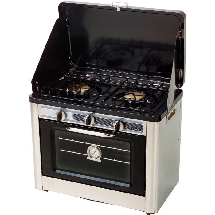 Combined oven/2 burner camping stove - INCASA - 016463
