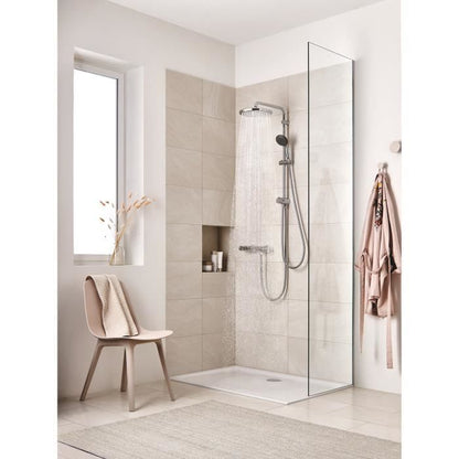 Grohe thermostatic mixer shower Precision trend, wall mounting, anti-cross protection, 1/2 threaded connection, chrome, 34229002