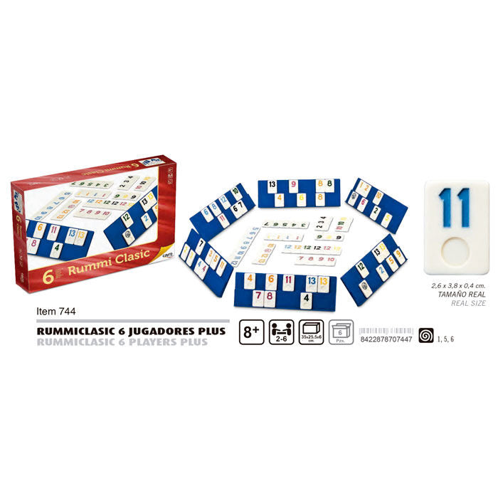 Rummiclasic 6 Players Plus game