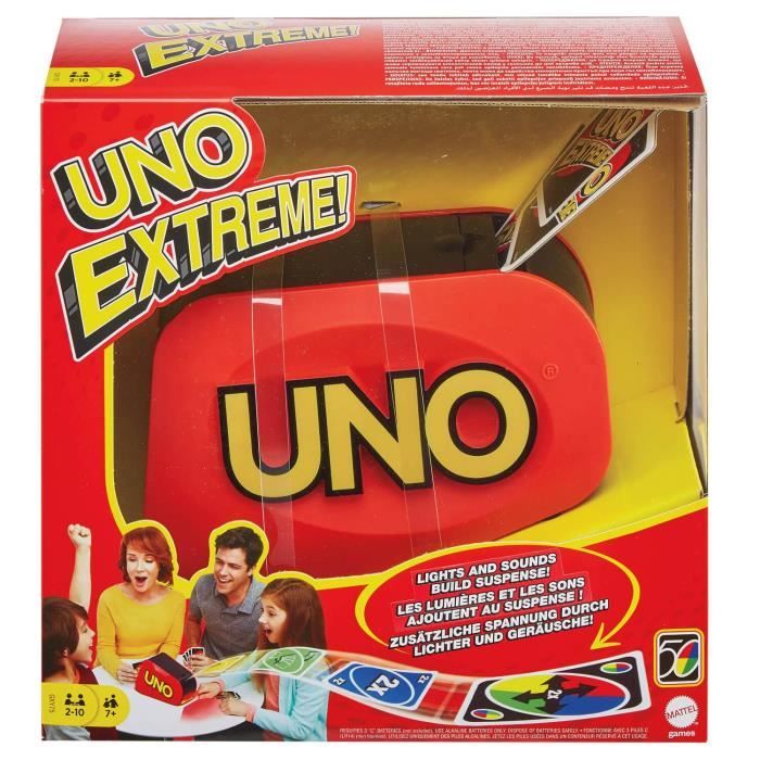 Mattel Games - Uno Extreme - Family Card Game - Ages 7 and up