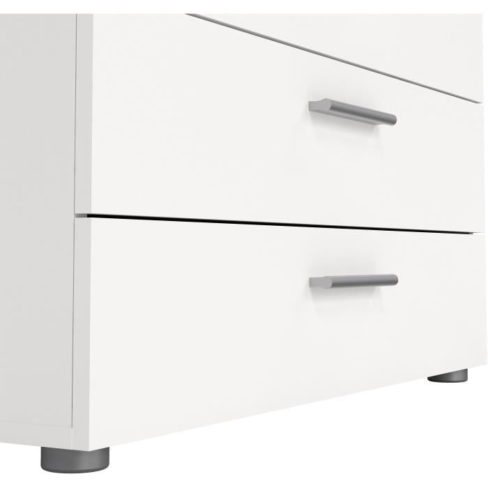 TYHJA 4-drawer chest - White - W 70 x D 40 x H 75 cm